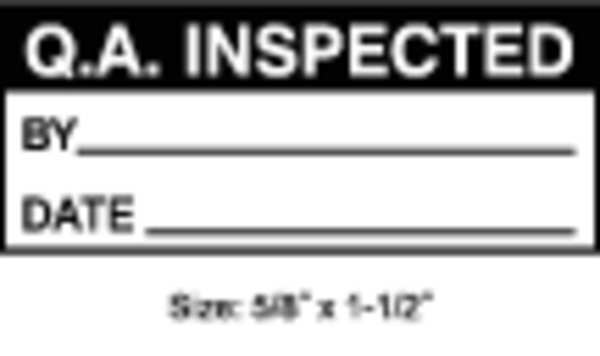 Inspection Label, English, Quality, PK350, TC-10734