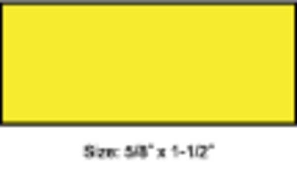 Inspection Label, ENG, Maintenance, PK350, TCB-106-YL