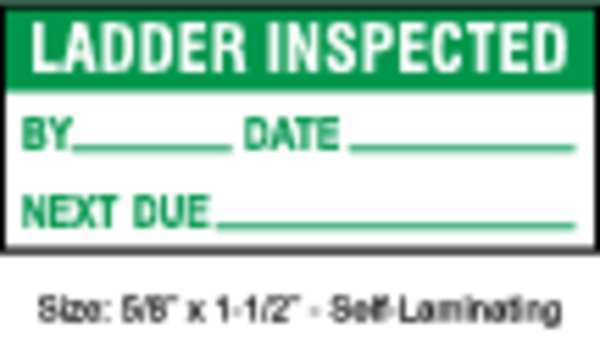 Inspection Label, ENG, Maintenance, PK350, TCSL2-22131
