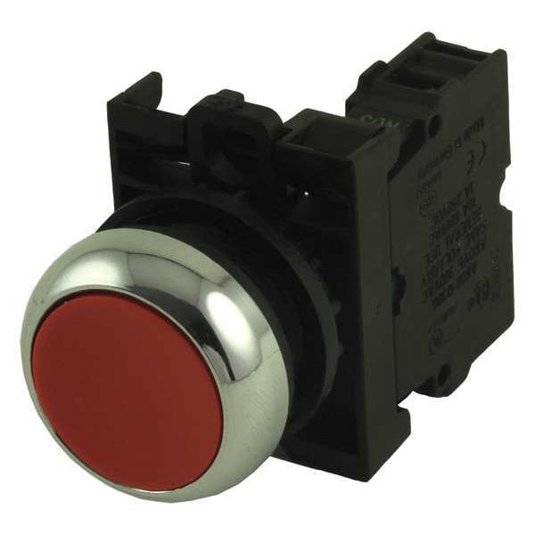 Non-Illuminated Push Button, 22 mm, 1NC, Red