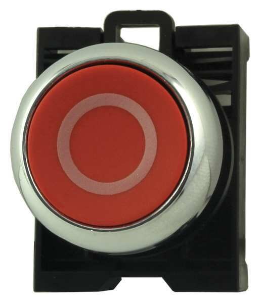 Non-Illuminated Push Button, 22 mm, 1NC, Red