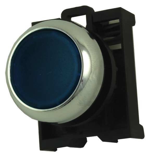 Illum Push Button Operator, 22mm, Blue