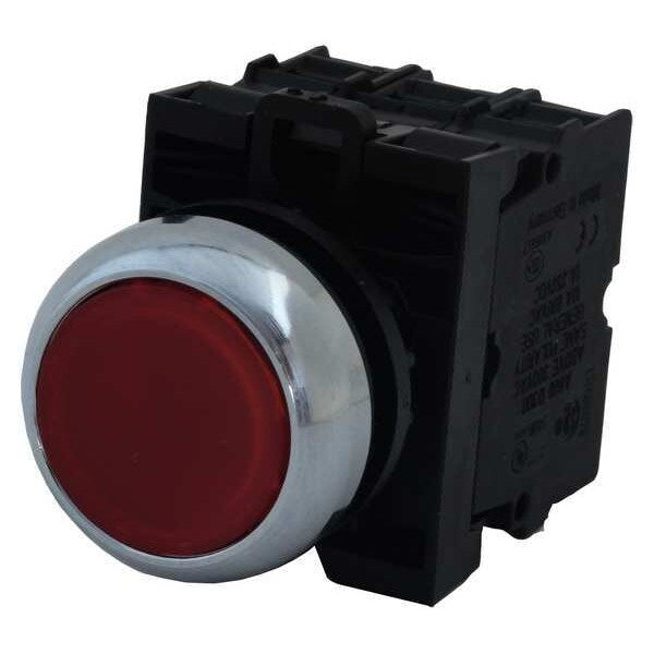 Illuminated Push Button, 22mm, Red
