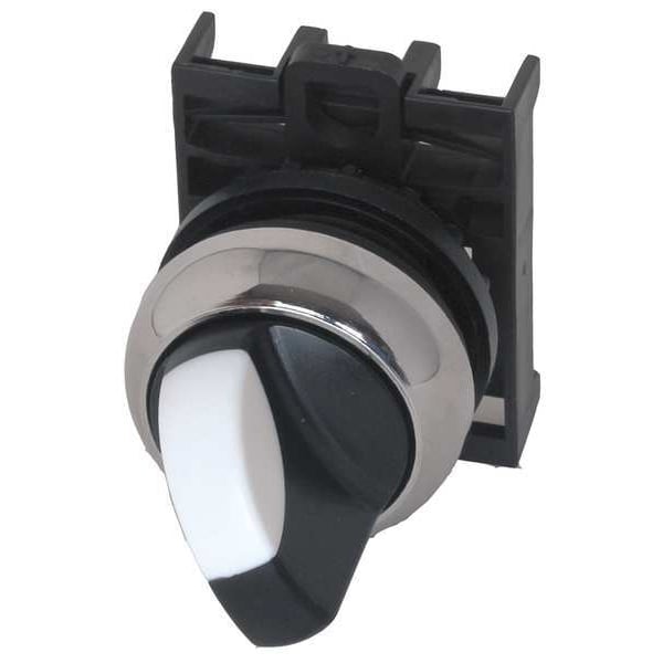 Non-Illum Selector Swtch, 22mm, 3 Pos, Knob