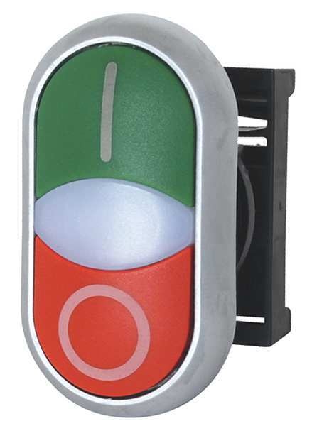 Non-Illuminated Multihead Operator, 22 mm, Oval