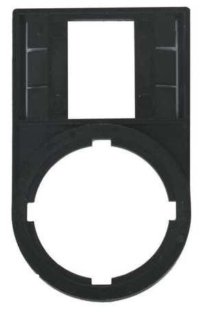 Legend Plate, Rectangular, Black