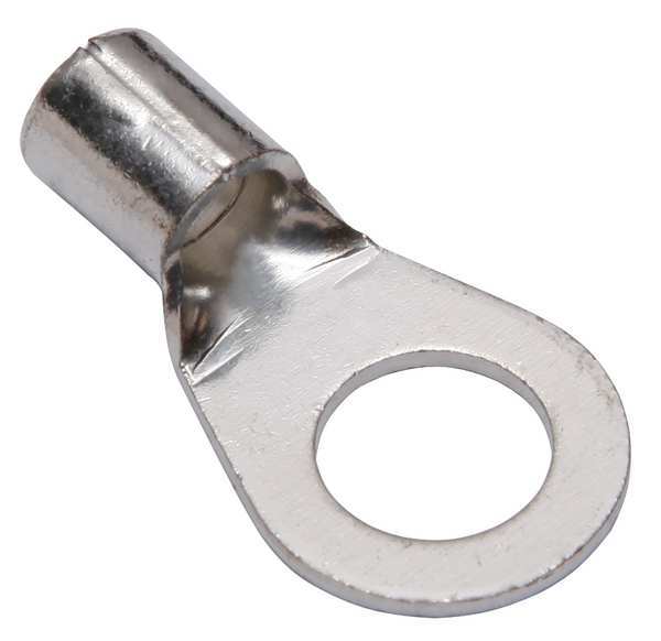 One Hole Lug Compress Conct, 6 AWG, PK10