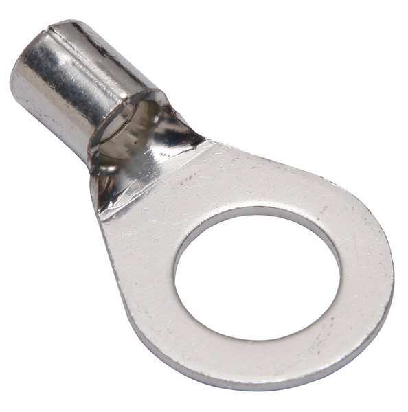 One Hole Lug Compress Conct, 6 AWG, PK10