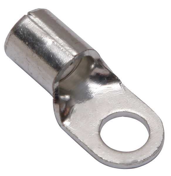 One Hole Lug Compress Conct, 6 AWG, PK10