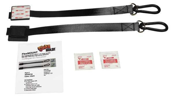 Flex Mount Fastener, Black, 100 lb.