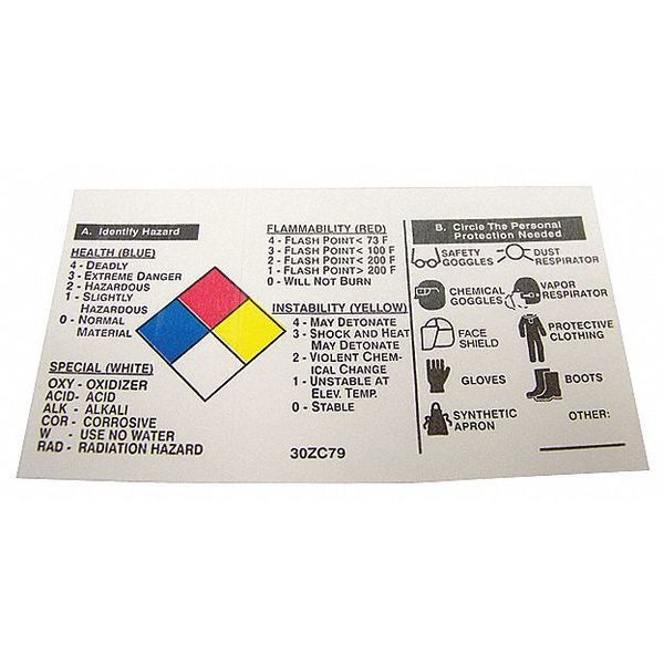 NFR Label, 3-1/2 in. W x 2 in. H, PK25