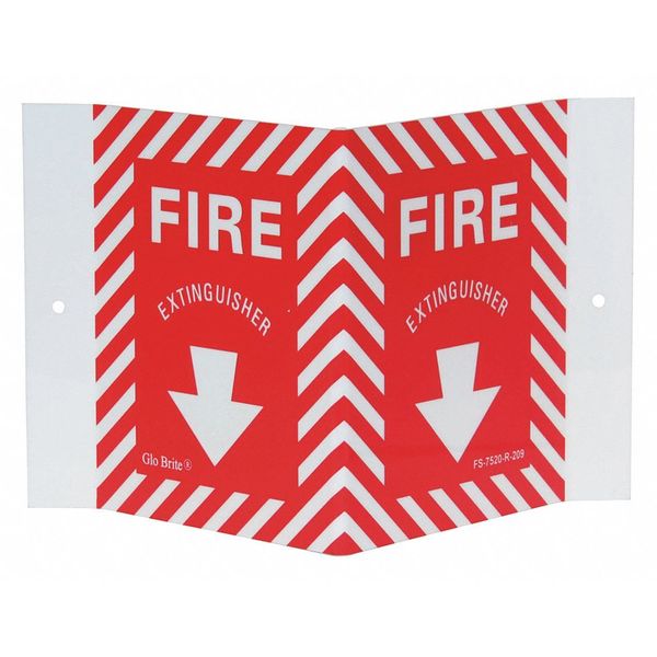 Fire Extingshr, Rigid, V-Sign, 5.75