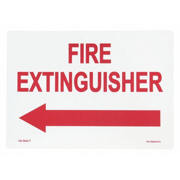 Fire Exit, Rigid Left Arrow, PL, 10