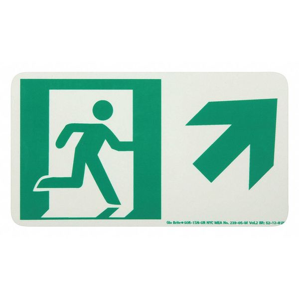 Running Man Up Right Arrow