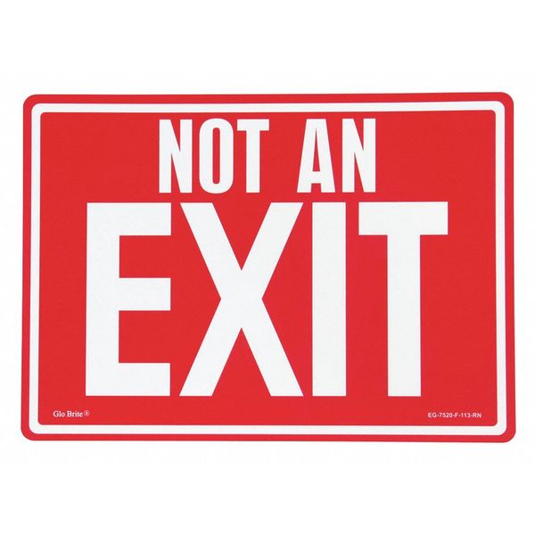 Not An Exit, Red/PL, 14