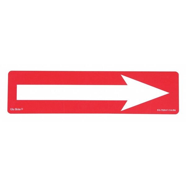 Arrow Photoluminescent On Red, 14