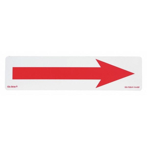 Arrow, Red On Photoluminescent, 14
