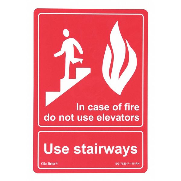 Use Stairways, Red w/PL, 7