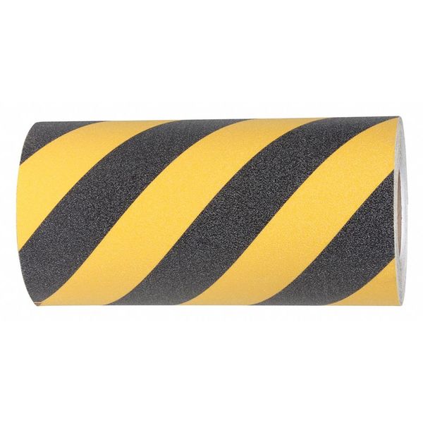 Anti-Slip Tape, Black/Yellow, 12 in x 60ft