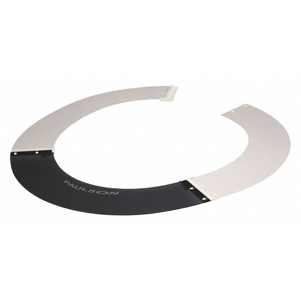 Sun Shield, Fits Fibre Metal, Grey/White