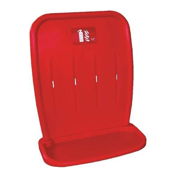 Fire Extinguisher Stand, 10 lb to 20 lb, Red