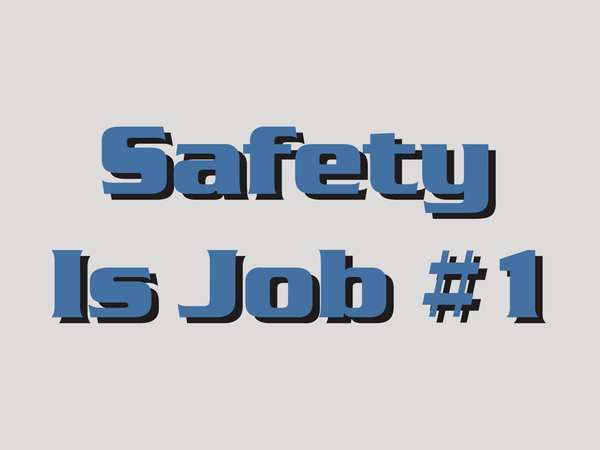 Poster, Safety Is Job 1, 18 x 24 In.