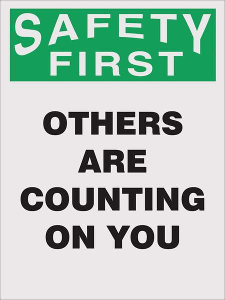 Poster, Safety First Others, 18 x 24 In.