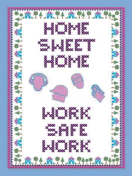Poster, Home Sweet Home, 18 x 24 In.