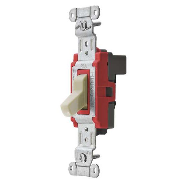 Wall Swtch, 1-Pol, 120/277V, 20A, Ivry, Toggl