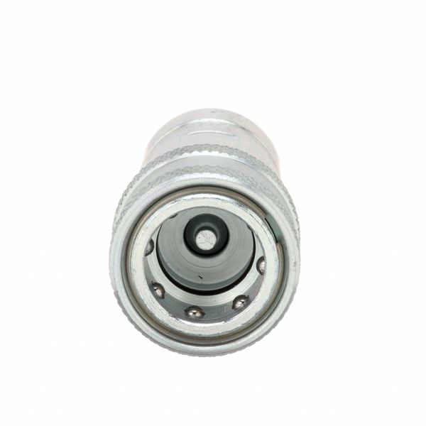 Hydraulic Quick Connect Hose Coupling, Steel Body, Sleeve Lock, 1/4