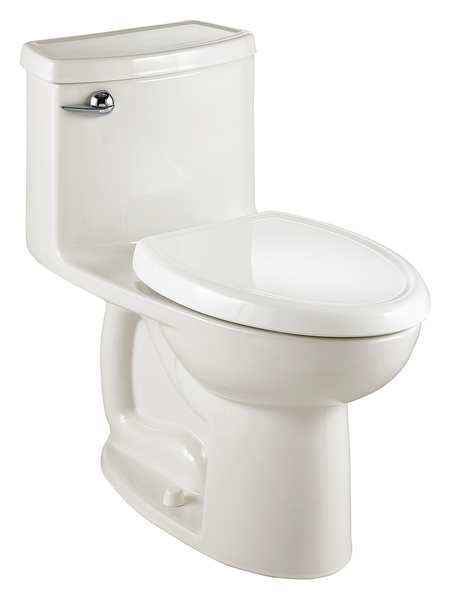 Tank Toilet, 1.28 gpf, Gravity Fed, Floor Mount, Elongated, White