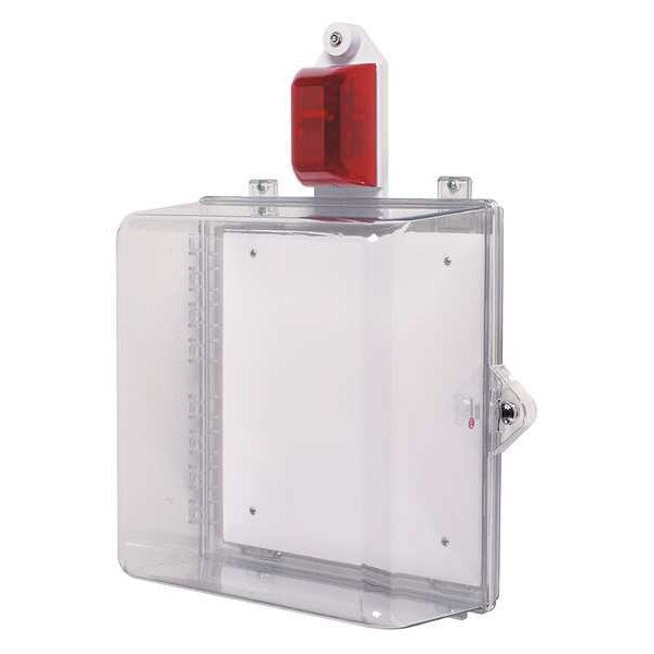 Protective Cabinet, 16-1/4in., Thumb Lock