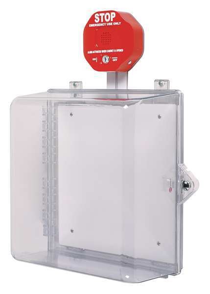 Protective Cabinet, 16-1/4in., Key Lock