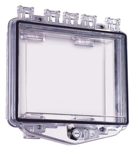 Enclosure, Enclosed, Clear, Ext. Key Lock