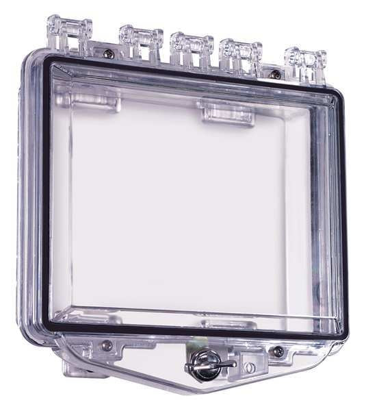 Enclosure, Enclosed, Clear, Ext. Thumb Lock