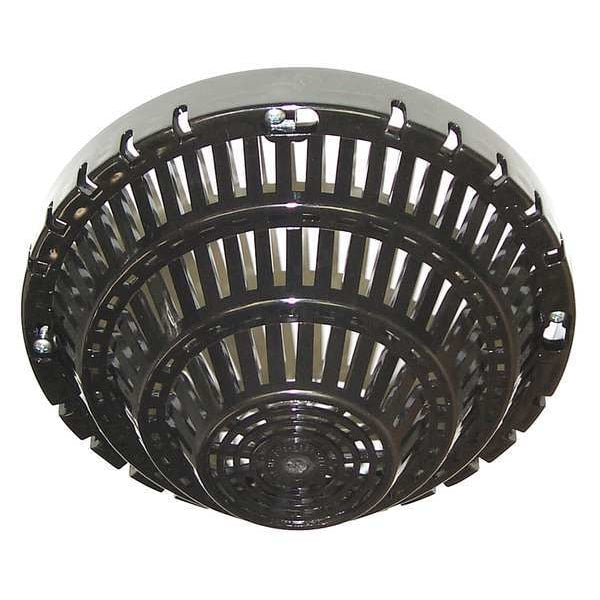 Black Poly Surface Mount Smoke Detector Damage Stop Cover