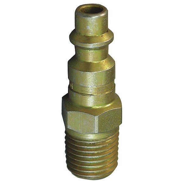 Coupler Plug, (M)NPT, 1/4, Brass