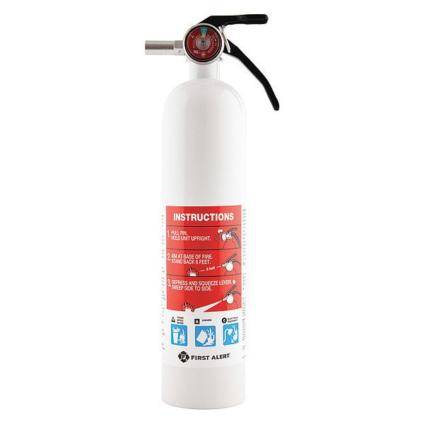 Fire Extinguisher, 1A:10B:C, Dry Chemical, 2.5 lb