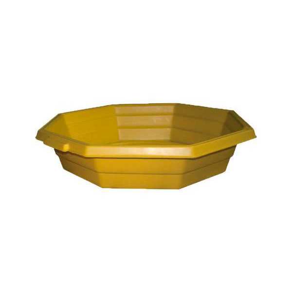 Spill Tray, Absorbs 20 gal. , Yellow