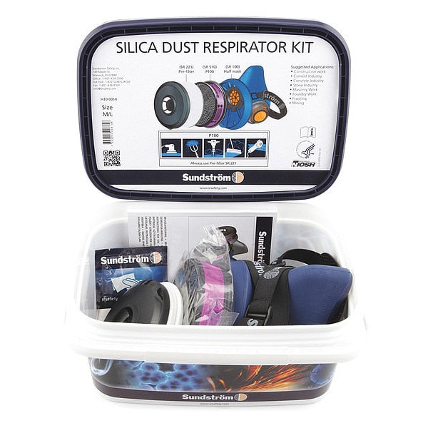 Half Mask Respirator Kit, M/L