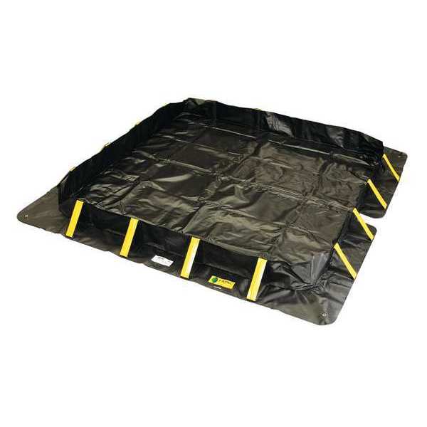 Spill Berm, 12 ft.Lx20 ft.Wx1 ft.H, Black