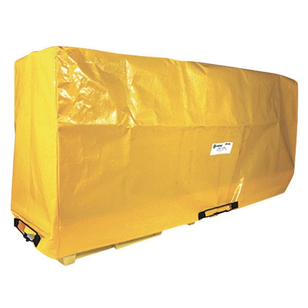 Tarp Cover, 100inLx31inWx43inH, PVC, Yellow