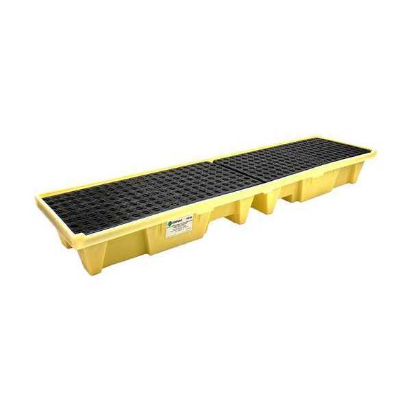 Drum Spill Containment Pallet, 66gal, Yllw