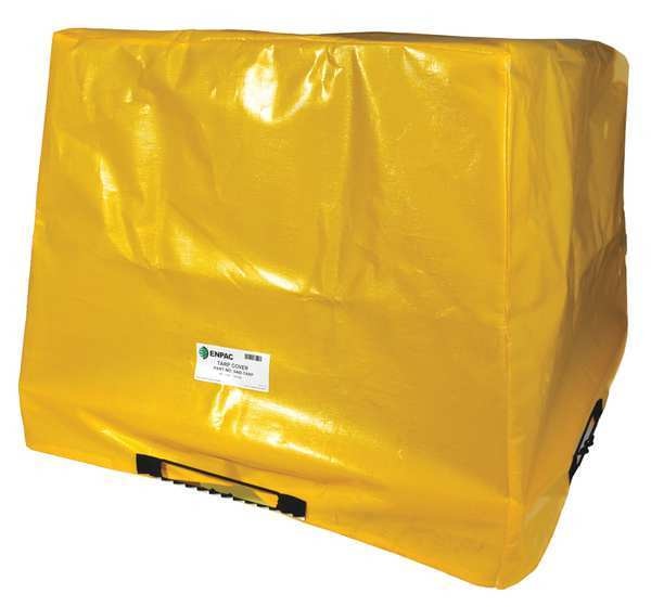 Tarp Cover, 60inLx40inWx44inH, PVC, Yellow
