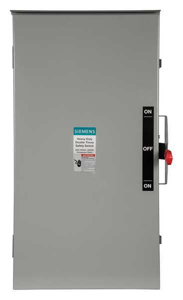 Nonfusible Safety Switch, Heavy Duty, 240V AC, 3PDT, 200 A, NEMA 3R
