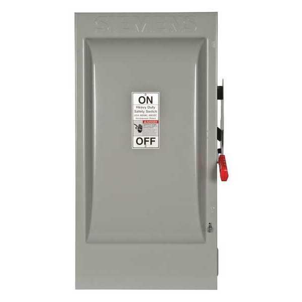 Fusible Safety Switch, Heavy Duty, 600V AC, 3PST, 200 A, NEMA 4