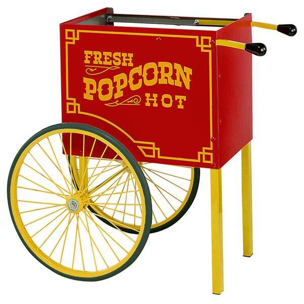 Popcorn Wagon Base, Red, 41-1/4 in. W