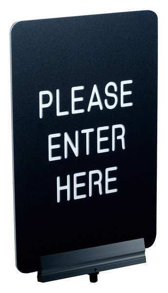 Signage, Engrvd, 11x7in., PLEASE ENTER HERE