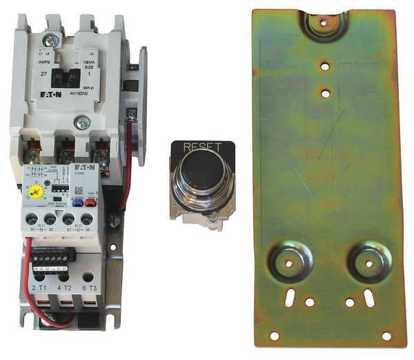 Reversing Magnetic Motor Starter Retrofit Kit, No Enclosure NEMA Rating, 120V AC, 3 Poles, 1NO