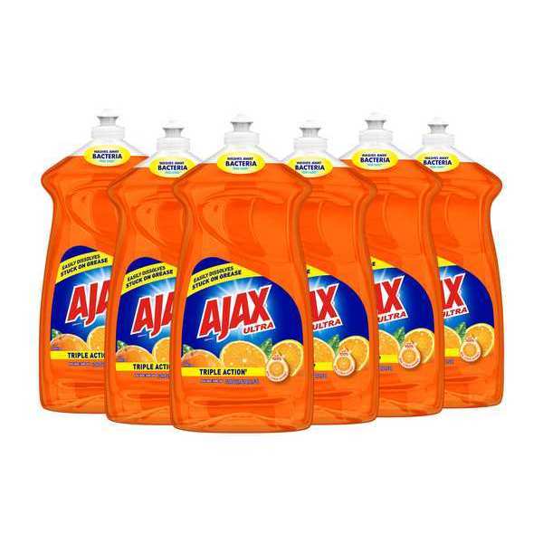 Dishwashing Detergent, 52 oz., Orange, PK6